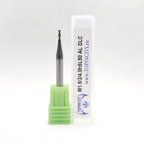 M1.5/2/4.0h5L50 AL DLC - Фреза концевая по цв.металлам (z=2)