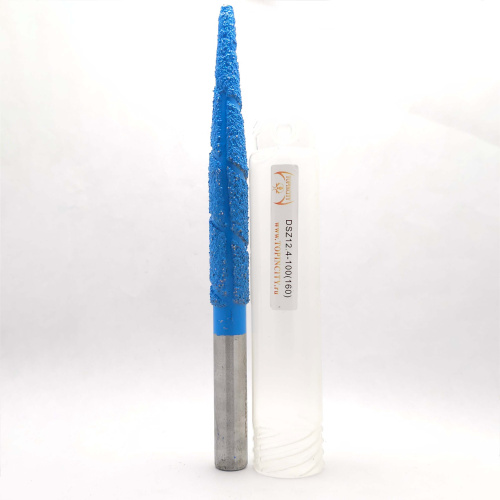 DSZ12.4-100(160) - Конусная фреза сферическая с двойным монокристаллом