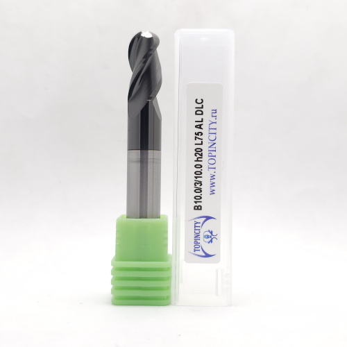 B10.0/3/10.0h20L75 AL DLC - Сферическая фреза по цв.металлам