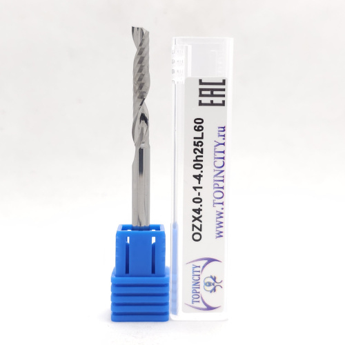 OZX4.0-1-4.0h25L60 - Фреза концевая однозубая