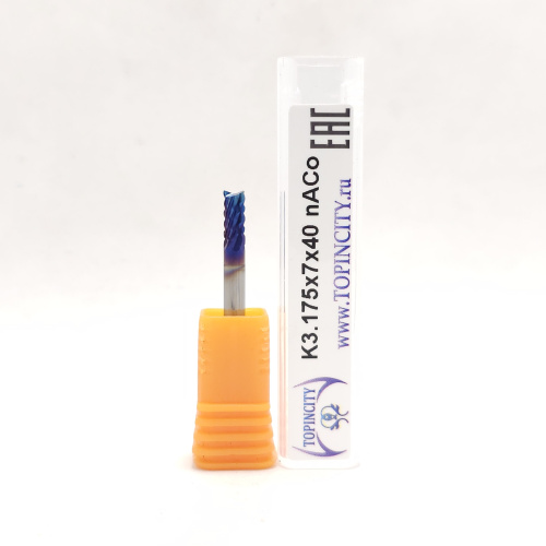 K3.175x7x40 nACo - Фреза концевая рашпильная