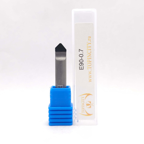 E90-0.7 - Фреза гравировальная одноперьевая (поликристалл)