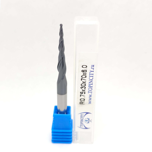 R0.75x30x70xD6 - Конусная фреза сферическая