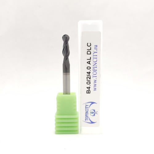 B4.0/2/4.0h14L50 AL DLC - Сферическая фреза по цв.металлам