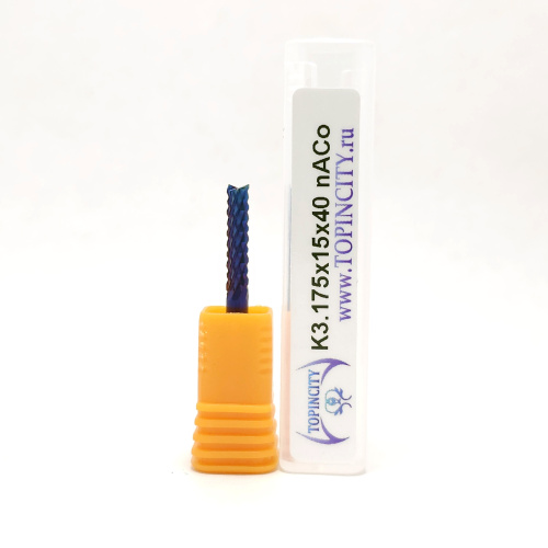 K3.175x15x40 nACo - Фреза концевая рашпильная