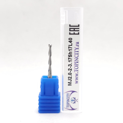 MJ2.0-2-3.175h17L40 - Фреза концевая