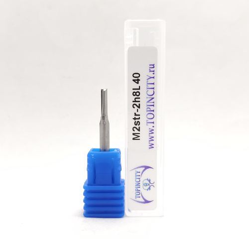 M2str-2h8L40 - Фреза концевая с прямыми зубьями