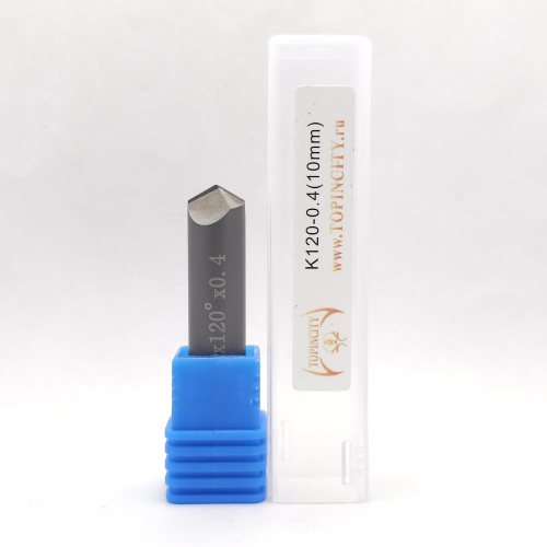 K120-0.4-D10 - Фреза гравировальная пирамидка (поликристалл)