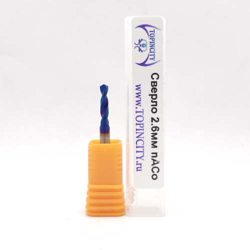 2.6/3.175 nACo - Сверло твердосплавное