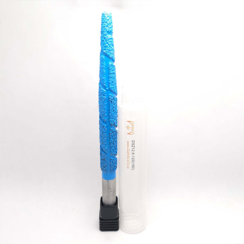 DSZ12.6-120(180) - Конусная фреза сферическая с двойным монокристаллом