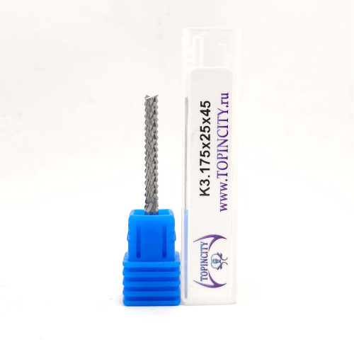 K3.175x25x45 - Фреза концевая рашпильная