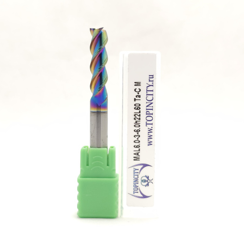 MAL6.0-3-6.0h22L60 Ta-C M - Фреза концевая по цв.металлам (z=3)