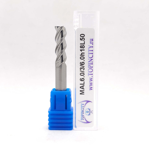MAL6.0/3/6.0h18L50 - Фреза концевая по цв.металлам (z=3)