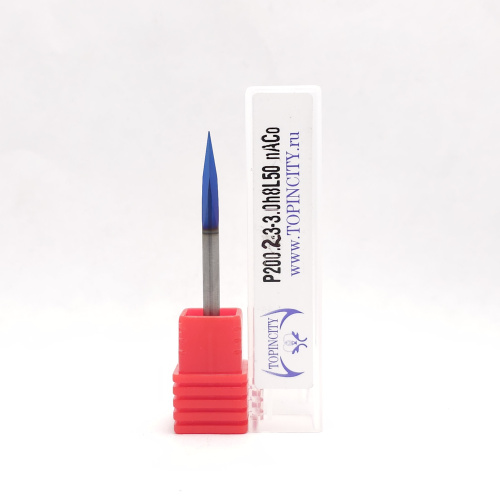 P200.2-3-3.0h8L50 nACo - Фреза гравировальная пирамидка (гравер)