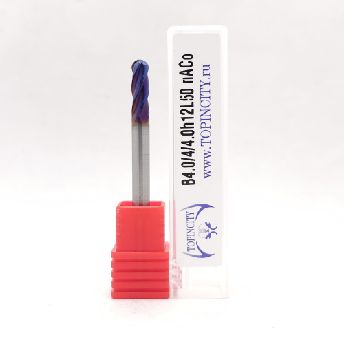 B4.0/4/4.0h12L50 nACo - Сферическая фреза
