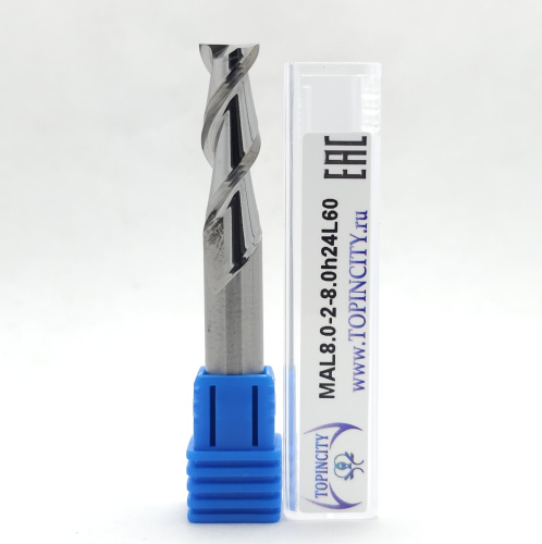 MAL8.0-2-8.0h24L60 - Фреза концевая по цв.металлам (z=2)