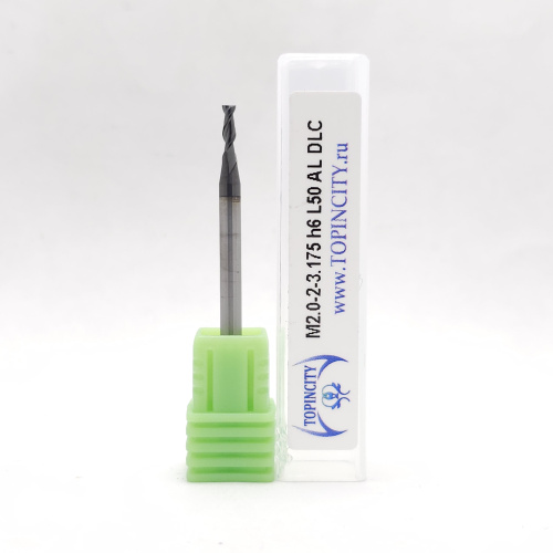 M2.0-2-3.175h6L50 AL DLC - Фреза концевая по цв.металлам (z=2)