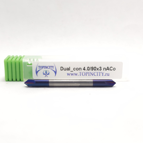 Dual_con 4.0/90x3 nACo - Фреза двойной конус