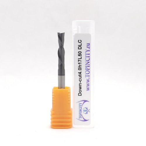 Down-cut4.0h17L50 DLC - Фреза концевая с прижатием
