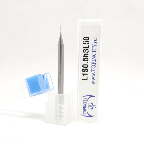 Фреза для акрила/алюминия L1S0.5h3L50