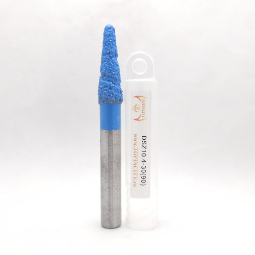 DSZ10.4-30(90) - Конусная фреза сферическая с двойным монокристаллом