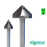 V - V-образные конусные с напаянными пластинами