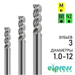 MAL-3 - Алюминий торцевые 3 зуба