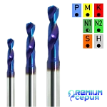 Свёрла с покрытием nACo на хвостовике 3.175мм