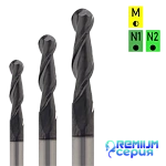 B2 AL DLC - Алюминий сферические 2 зуба